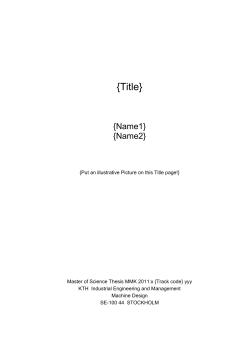 Masters thesis template (Word 2010) (docx 143 kB)