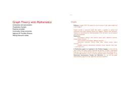 Graph Theory with Mathematica