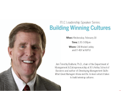 Disciplines Of Winning Cultures