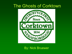 The Ghosts of Corktown