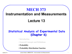 Probability Distribution Function