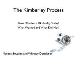 Ways in Which Kimberley is Not Working