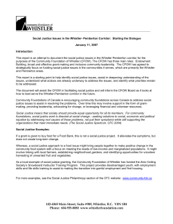 CFOW Social Justice Working Group