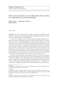 Point vortex dynamics as zero-radius limit of the motion of a rigid