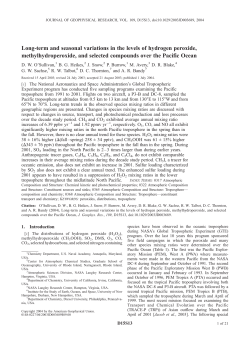 Long-term and seasonal variations in the levels of hydrogen