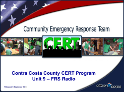 CERT FRS One-shot