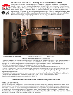 LG BRANDSOURCE EXCLUSIVE up to $200