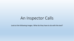 An Inspector Calls - Benton Park School