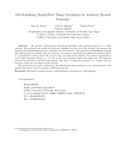 Self-Stabilizing Depth-First Token Circulation In Arbitrary