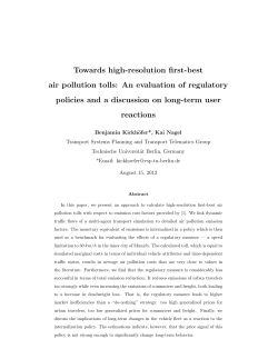 Towards high-resolution first-best air pollution tolls: An evaluation of