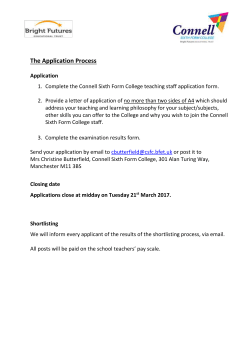 no more than two sides of A4
