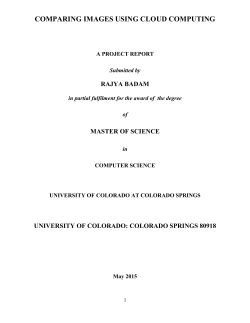 Master - College of Engineering and Applied Science