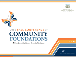 (CIF`s) Community Impact Funds