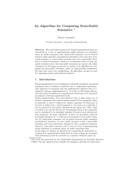 An Algorithm for Computing Semi