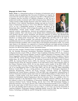 Biography for Paul S. Weiss