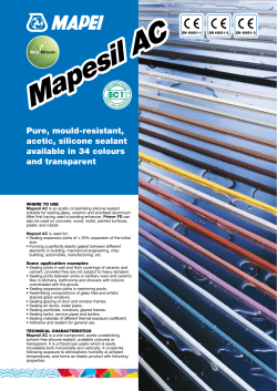 Mapesil AC - Mapei International