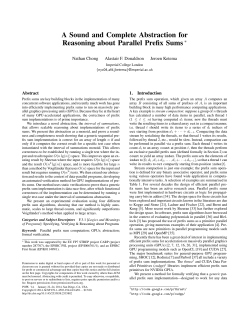 A Sound and Complete Abstraction for Reasoning
