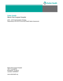 2016 &ndash; 2018 Implementation Strategy