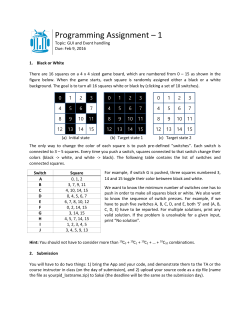 Programming Assignment – 1