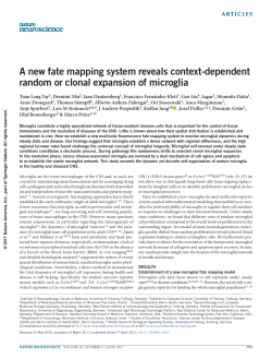 A new fate mapping system reveals context