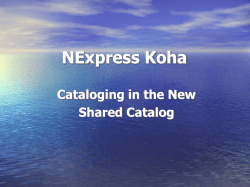 NExpress Koha - NExpress Regional Library Catalog