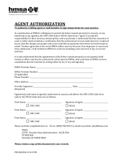 1115-5794 Agent Authorization Form