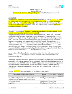 LOA State Attachment B Bike Scope of Work