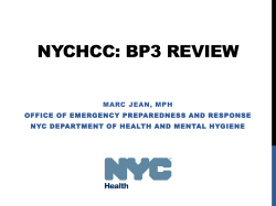 NYCHCC- BP3 Review - Program Info Sites