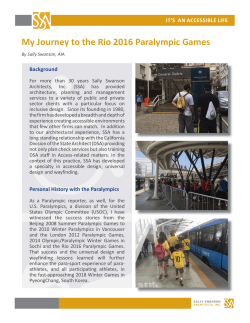 It`s an Accessible Life My Journey to the Rio 2016 Games.indd