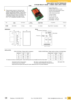 h3 bms input output modules 2 stage relay, raise