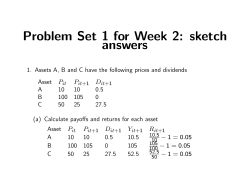 Problem Set 1 for Week 2: sketch answers