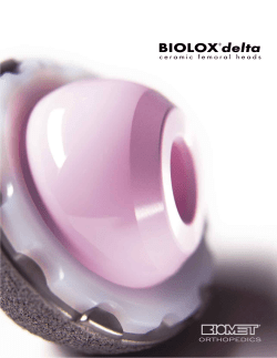 BIOLOX® delta Ceramic Femoral Heads