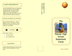The Palmer High School Basketball Camp