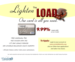 One card is all you need.