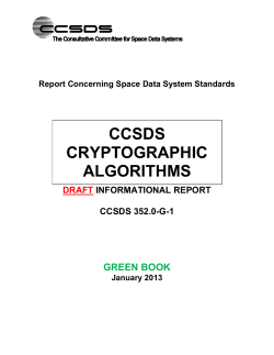 Algorithms Green Book v.12 - ccsds cwe