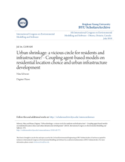 Urban shrinkage: a vicious circle for residents and infrastructure