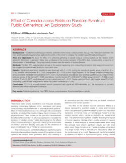 Effect of Consciousness Fields on Random Events at Public