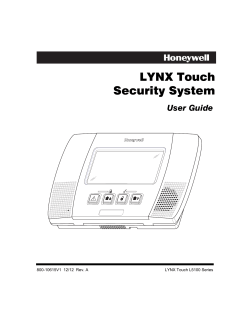 LYNX Touch Security System