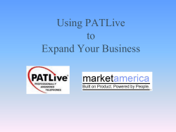 PatLive Benefit Program