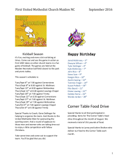 - First United Methodist Church, Maiden, NC