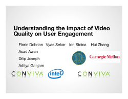 Understanding the Impact of Video Quality on User
