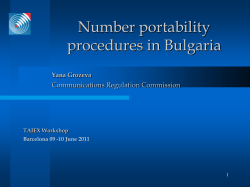 Number portability