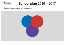 MFHS Management Plan - Model Farms High School