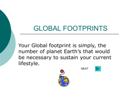 Global Footprint Quiz