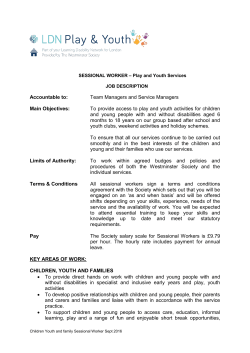 Accountable to: Team Managers and Service Managers Main