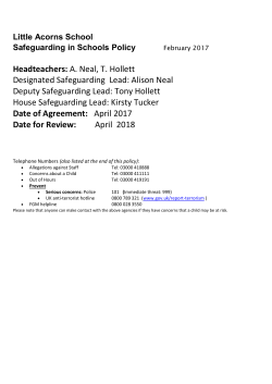 Little Acorns School Safeguarding in Schools Policy February 2017