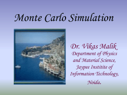 Stat mech and metrop..