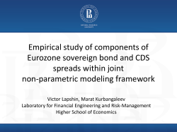 Components of Eurozone Sovereign Bond Yield and CDS Spread