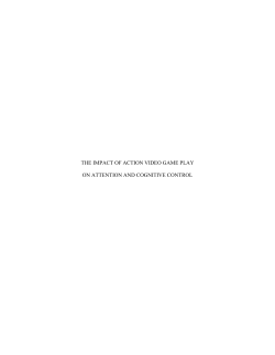 the impact of action video game play on attention and