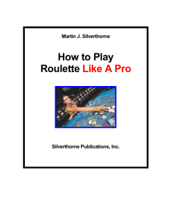 How to Play Roulette Like A Pro